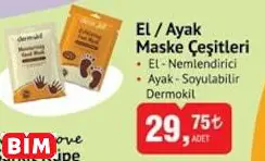 DERMOKİL EL / AYAK  MASKE ÇEŞİTLERİ